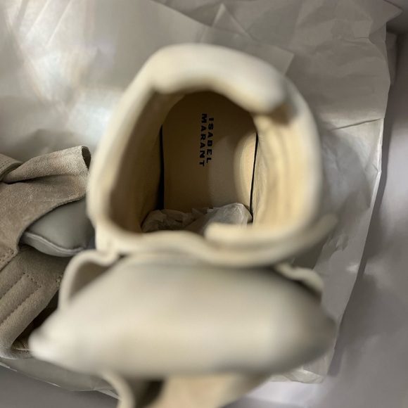 Isabel Marant Bekett Leather Sneaker Wedges - Picture 13 of 16